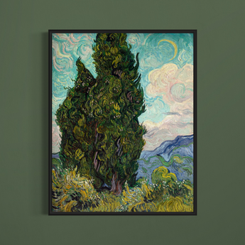 Cypresses by Vincent van Gogh