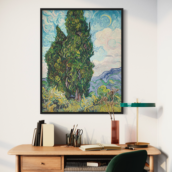 Cypresses by Vincent van Gogh