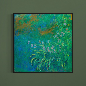 Irises By Claude Monet