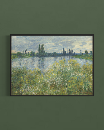 Banks of the Seine,Vétheuil By Claude Monet