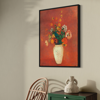 Bouquet In A Chinese Vase By Odilon Redon