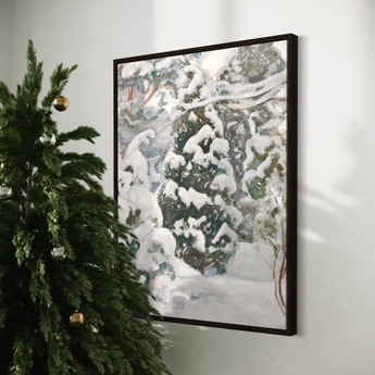 Juniper Tree in Snow