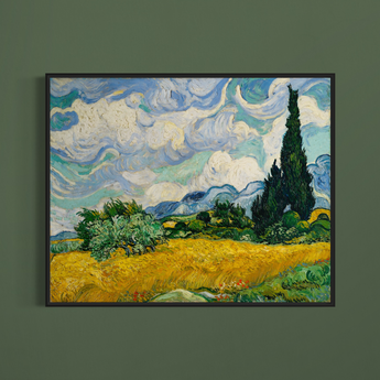 Wheat Fields by Vincent van Gogh