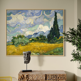 Wheat Fields by Vincent van Gogh